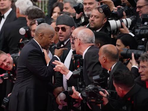 Urla e dito in faccia, l’ira di Denzel Washington contro il fotografo a Cannes