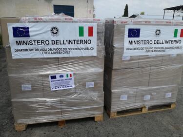 Il materiale inviato dal Viminale al Cardarelli