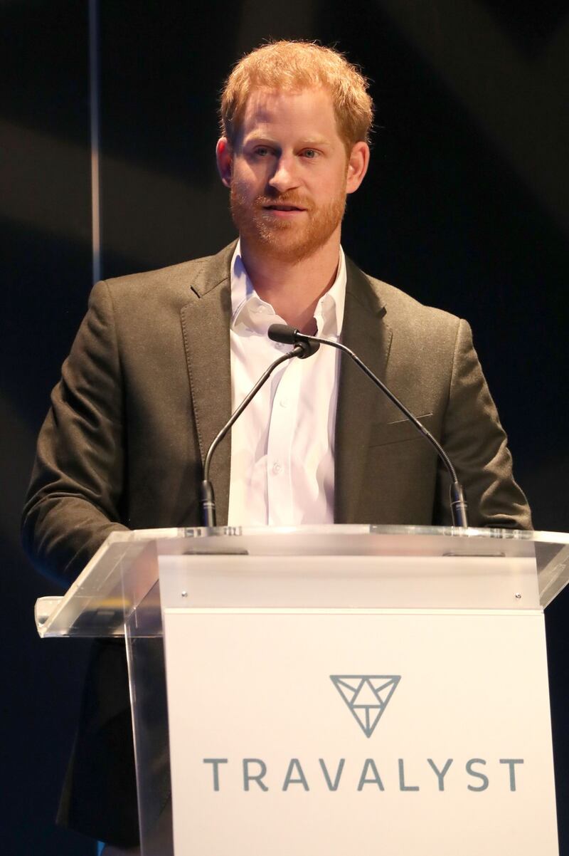 Principe Harry, le foto del convegno sul turismo 8