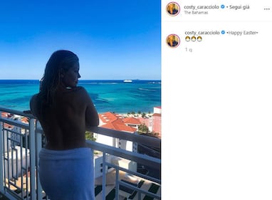 Costanza Caracciolo sexy alle Bahamas  2