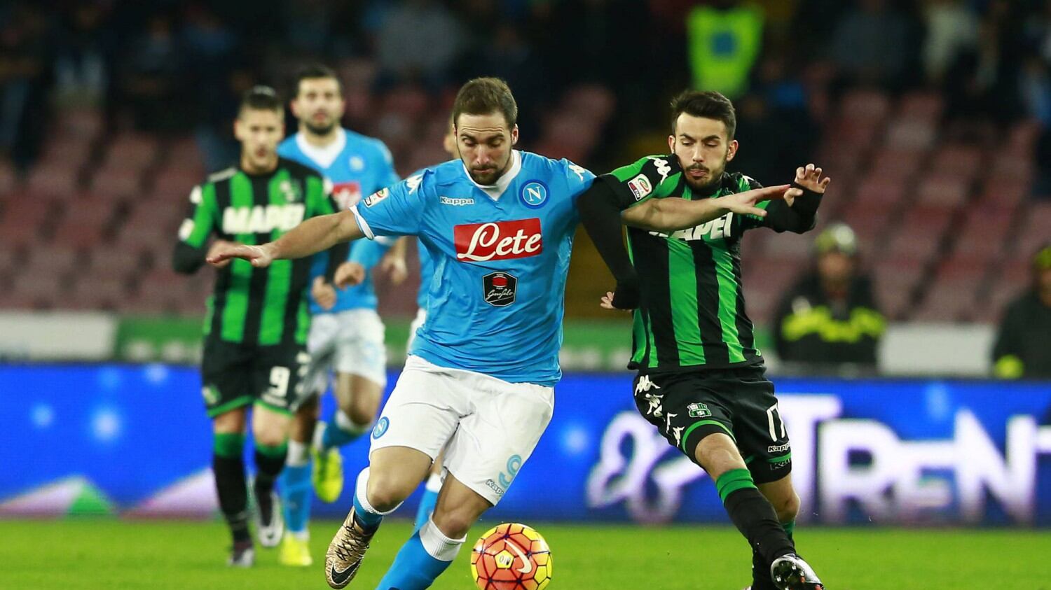 Il Napoli batte il Sassuolo