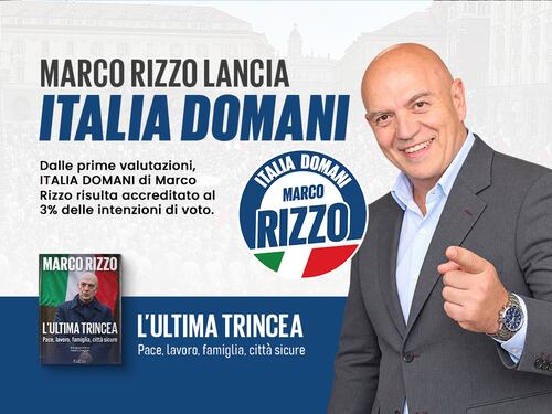 Comunicato Stampa: Marco Rizzo annuncia Italia Domani e presenta “L’Ultima Trincea”