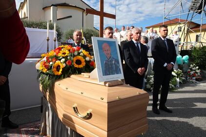 I funerali di Sammy Basso 1