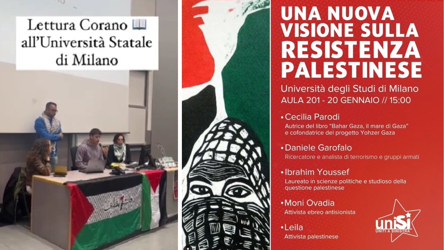 Ora all'università di Milano gli studenti di sinistra leggono il Corano