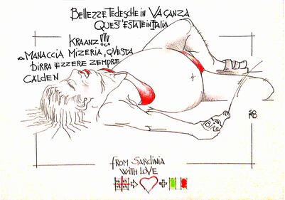 La vignetta del giorno - Vacanze tedesche in Italia 1
