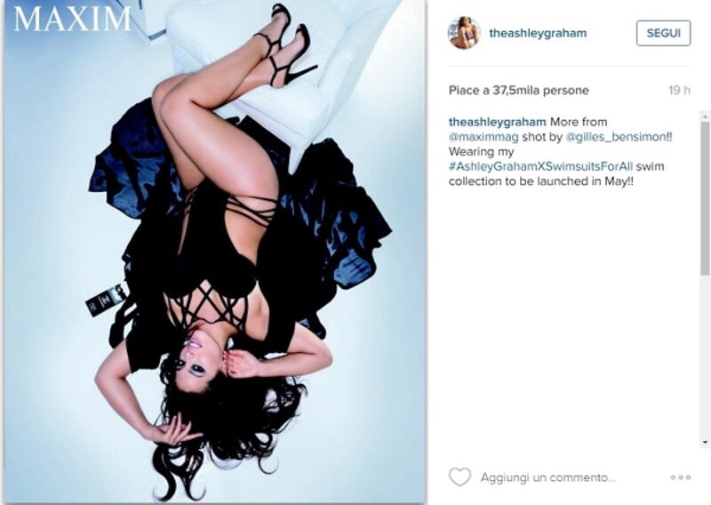 Ashley Graham nuda su Maxim: foto 6