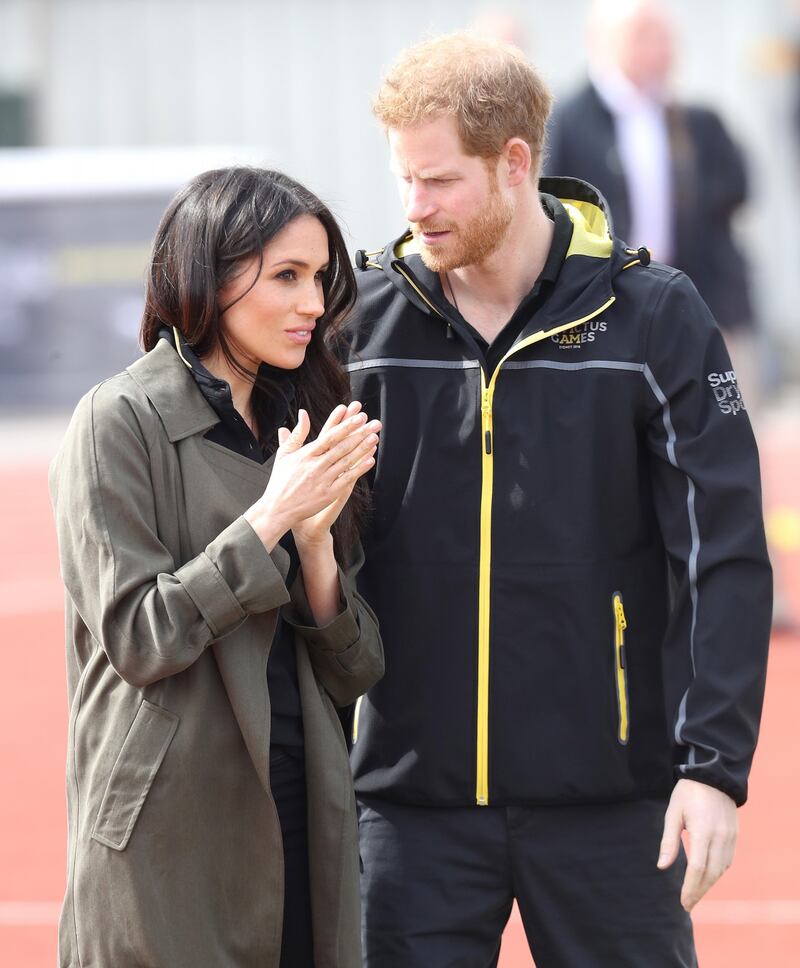 Meghan Markle con il Principe Harry agli Invictus Games 4