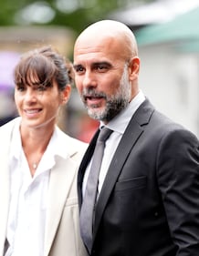 Pep Guardiola e Cristina Serra, le foto più belle 1