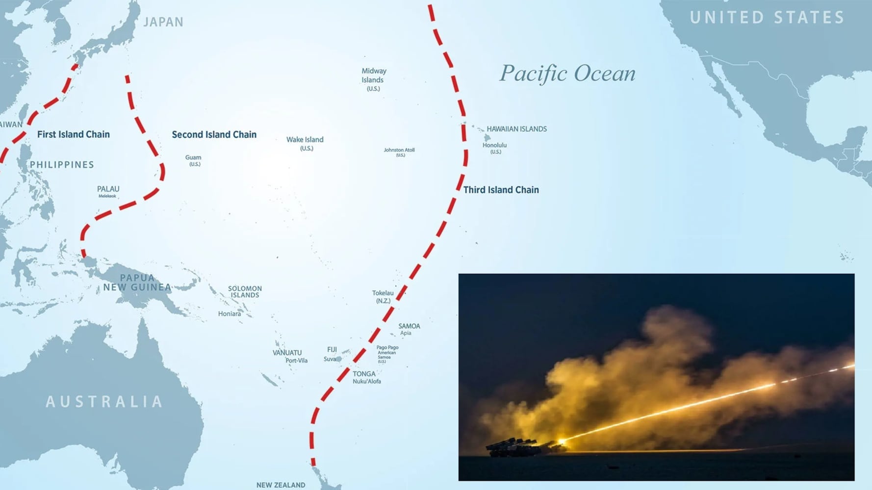 Missili anti nave e nuove armi: ecco la nuova muraglia militare Usa anti Cina nel Pacifico