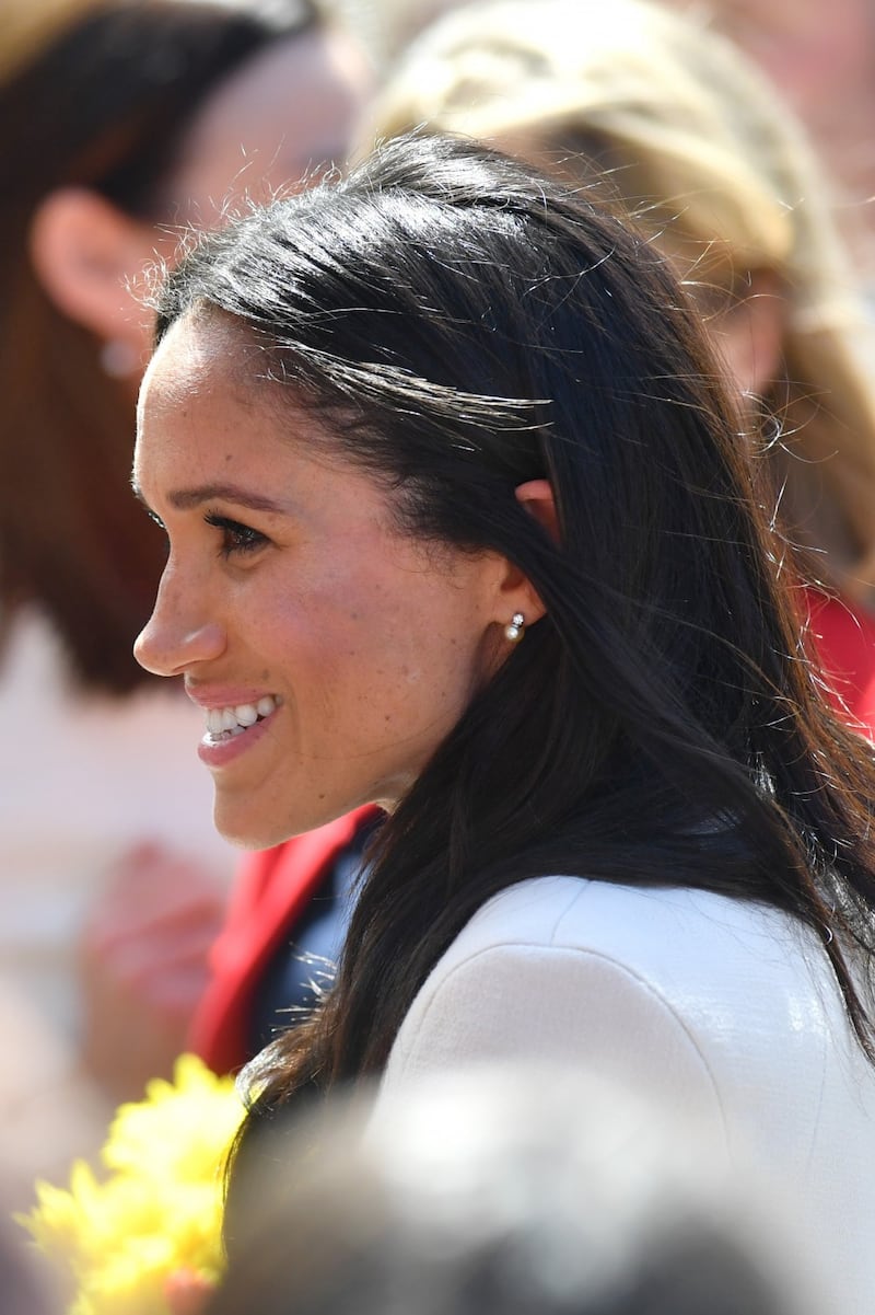 Meghan Markle raggiante con la Regina 5