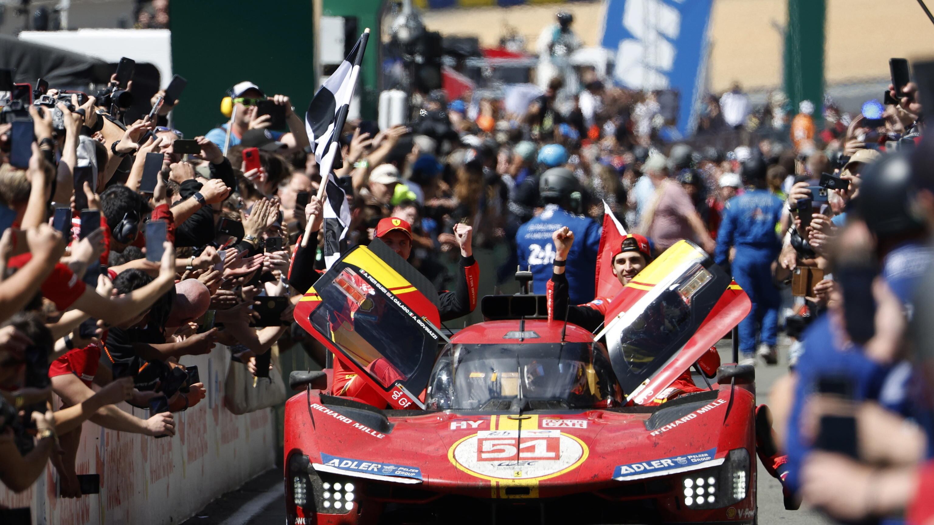 A Le Mans la Ferrari scrive la storia e vince dopo 50 anni di assenza