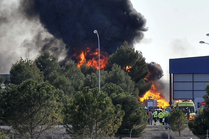 Incidente in base Nato spagnola: si schianta F-16 1