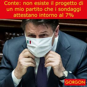 Ecco la satira del giorno. Conte nega un suo partito 1
