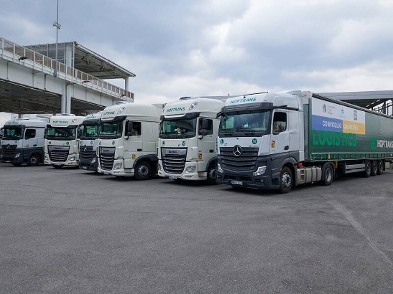 Convoglio umanitario Fondazione Fiera Milano Arca per Ucraina