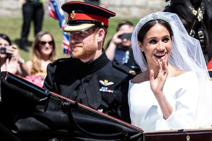 Meghan Markle e il Principe Harry al Royal Wedding 3