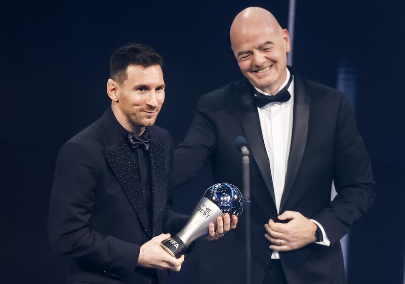 Lionel Messi è il miglior giocatore del 2022: i momenti più belli della premiazione 2