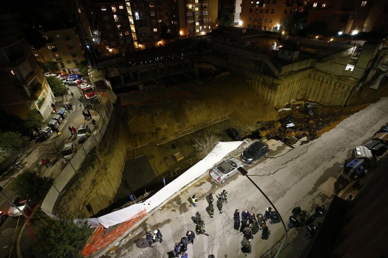 Roma, voragine alla Balduina 4