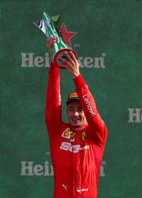 Leclerc scatenato in pista e sul podio a Monza 8