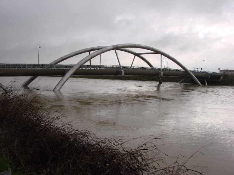 Maltempo in Veneto. Ponte della Priula: crolla il ponte 2
