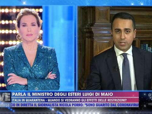 Luigi Di Maio a Live Non è la D’Urso: "Grazie agli italiani, ma l’Italia non si chiude più di così"