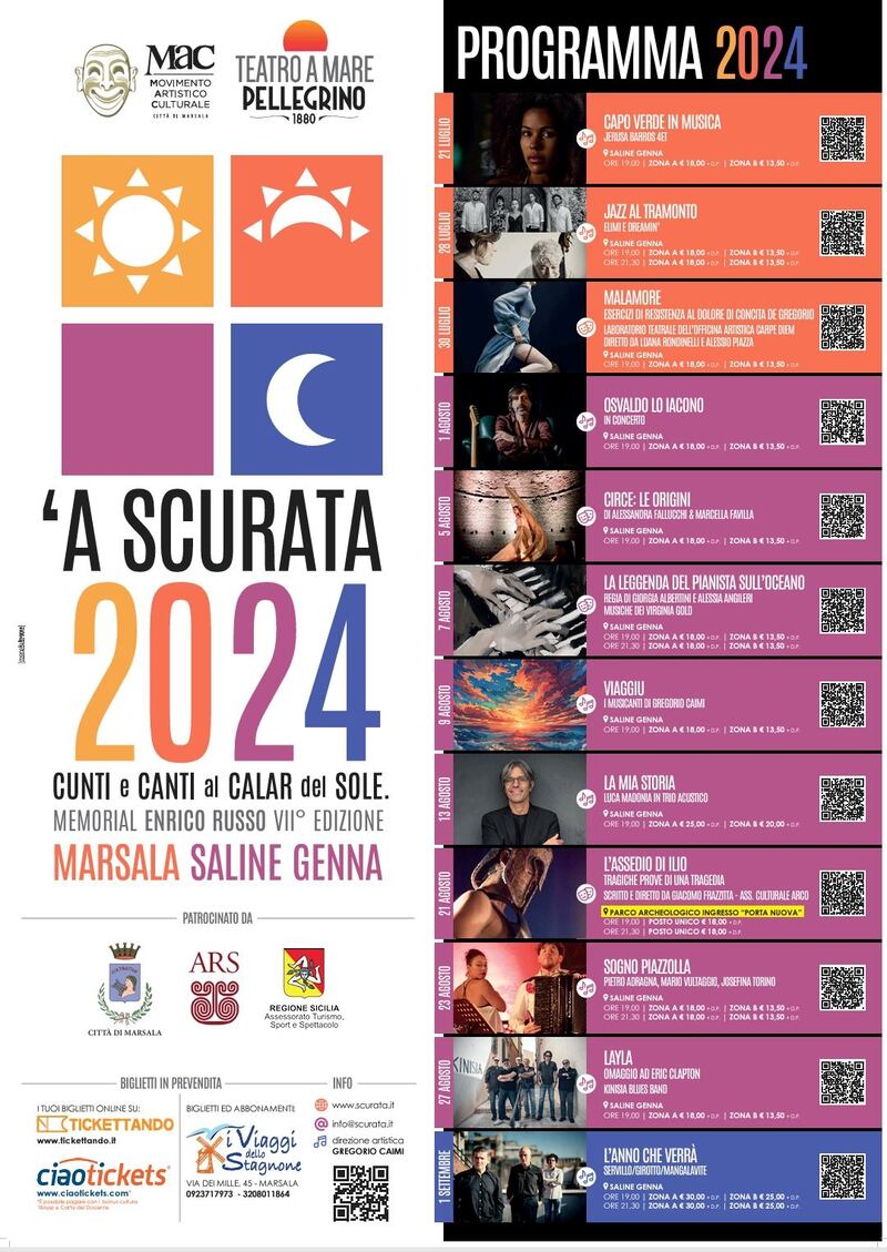 'a Scurata 2024 calendario