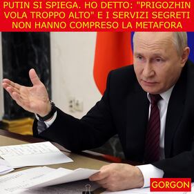 La satira del giorno. Putin si spiega 1