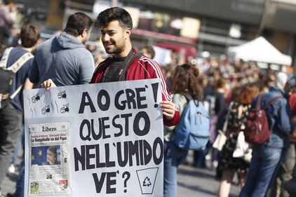 Greta Thunberg a Roma per il clima 8