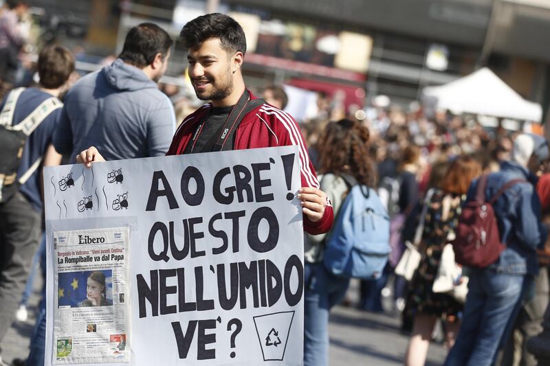 Greta Thunberg a Roma per il clima 8