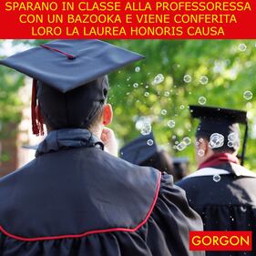 La satira del giorno. Sparano in classe con il bazooka 1