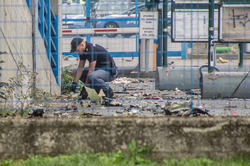 Aereo caduto a Milano 5
