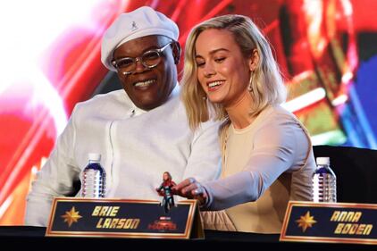 Captain Marvel: il cast del film Marvel a Singapore  10