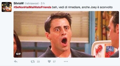 Friends, #SeNonHaiMaiVistoFriends impazza su Twitter 1