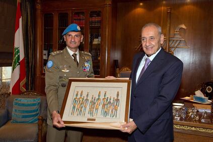 Unifil: generale Portolano si commiata da autorità libanesi 3