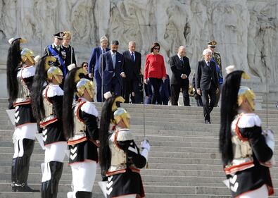 La cerimonia all'Altare della Patria 10