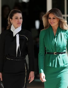 Melania Trump, First Lady da un anno: tutti i look 14