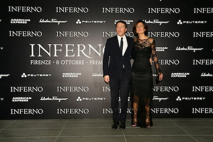 Matteo Renzi alla prima di "Inferno" di Ron Howard 2