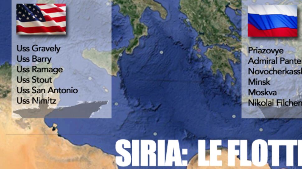 Crisi siriana, il Mediterraneo crocevia delle flotte militari