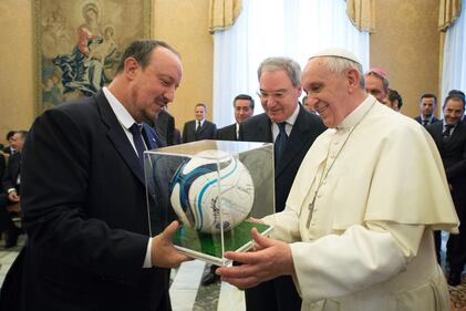 Papa Francesco riceve le squadre di Napoli e Fiorentina 1