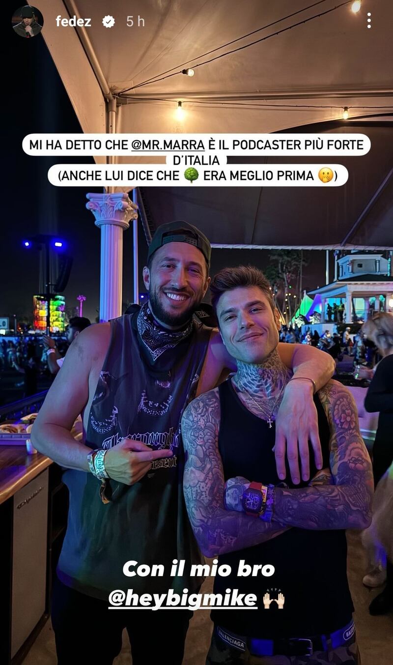 Fedez social
