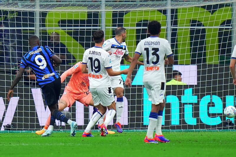 Thuram gol Inter Atalanta