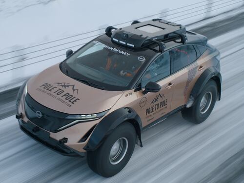 Nissan Ariya e-4ORCE, missione Pole to Pole