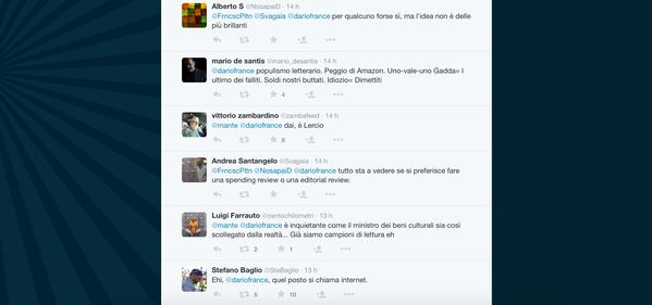 Dario Franceschini contestato su Twitter 5