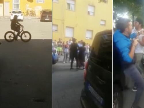 Pescara, Brumotti aggredito nel quartiere dove comandano i rom