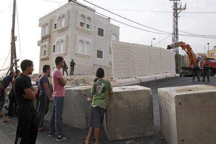 Nuovo muro a Gerusalemme 1