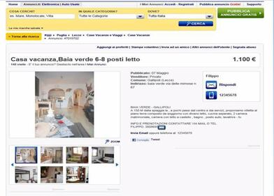 Gli annunci pubblicati online 3