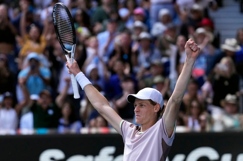 Jannik Sinner vola in finale agli Australian Open: le immagini più belle del match contro Djokovic 18