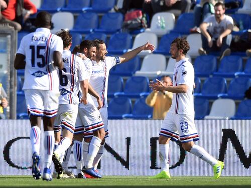 Serie A, manita della Sampdoria in casa del Sassuolo. Il Bologna vince a Torino