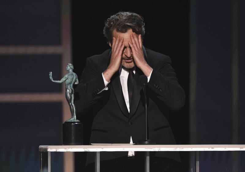 Joaquin Phoenix, le immagini delle premiazioni 3