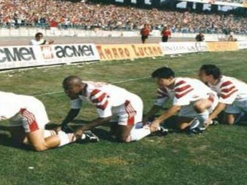 San Siro 1994, quando tutti conobbero il trenino del Bari