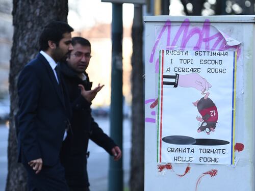 Poster contro il Torino: "Topi granata tornate nelle fogne"